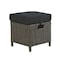 Alaterre Furniture Asti All-Weather Wicker Outdoor Recliner with Cushion and 15" Ottoman with Cushion AWWF03FF - alternate 9